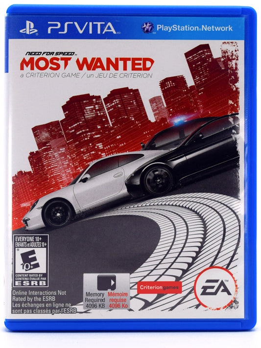Need For Speed Most Wanted Psvita Game Front