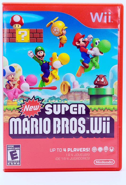 New Super Mario Bros Wii Wii Game Front