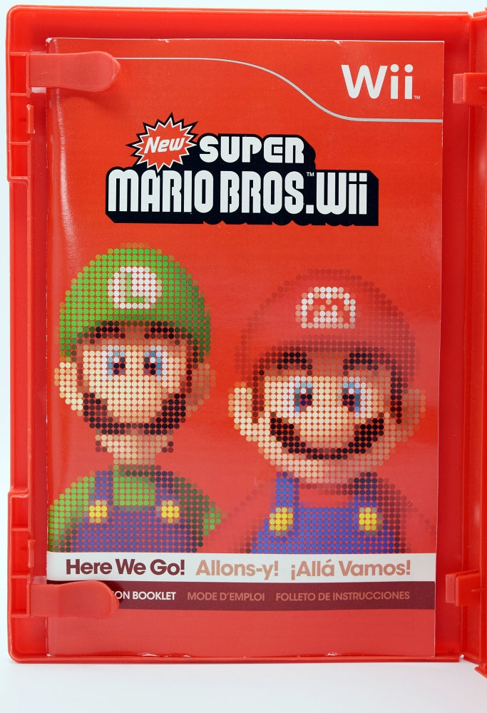New Super Mario Bros Wii Wii Game Inside