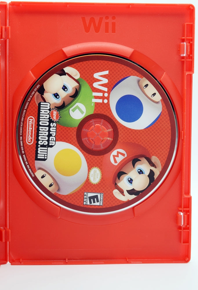 New Super Mario Bros Wii Wii Game Inside1