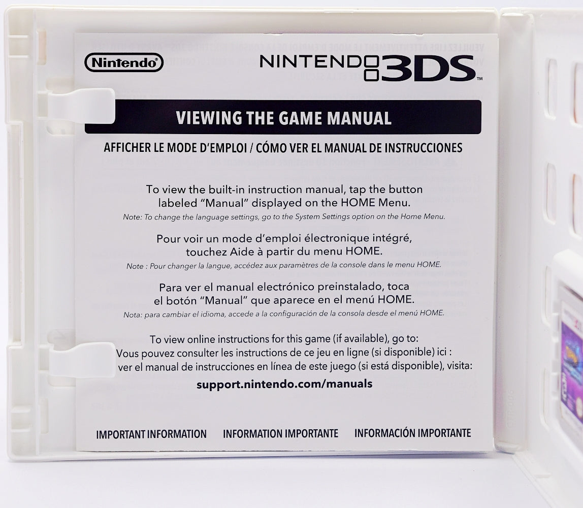 Pokemon Ultra Moon 3Ds Game Inside