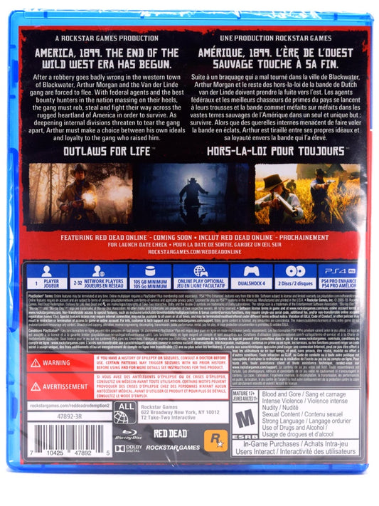 Red Dead Redemption 2 - PS4