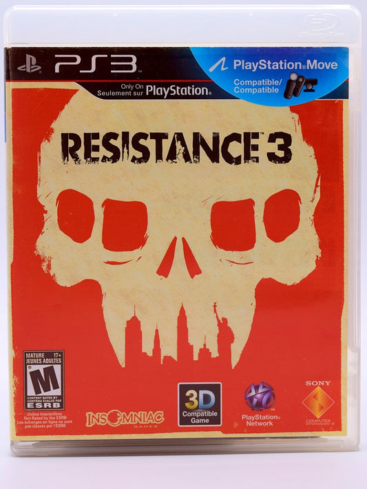 Resistance 3 Ps3 Game Front