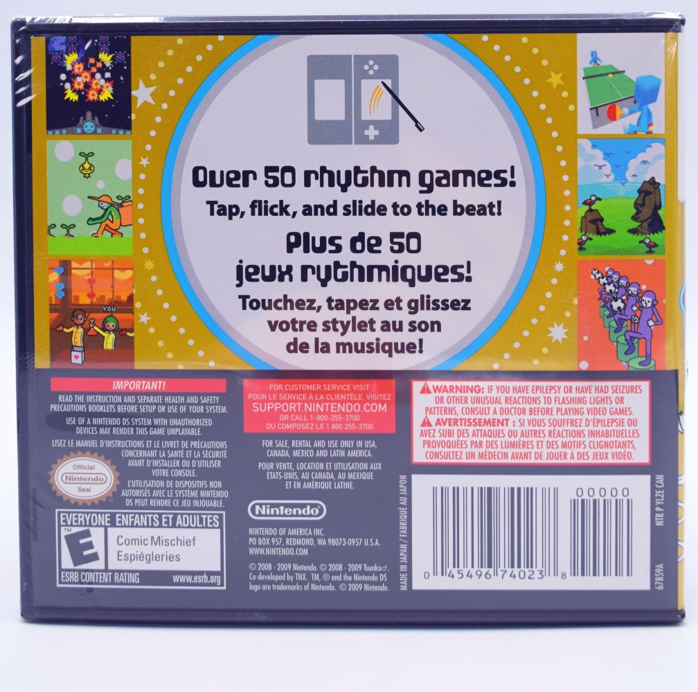 Rhythm Heaven Ds Game Back