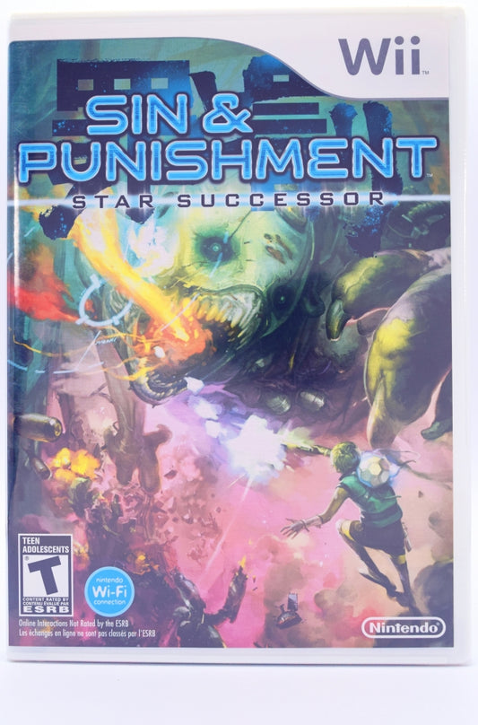 Sin And Punishment Star Successor Wii Game Front