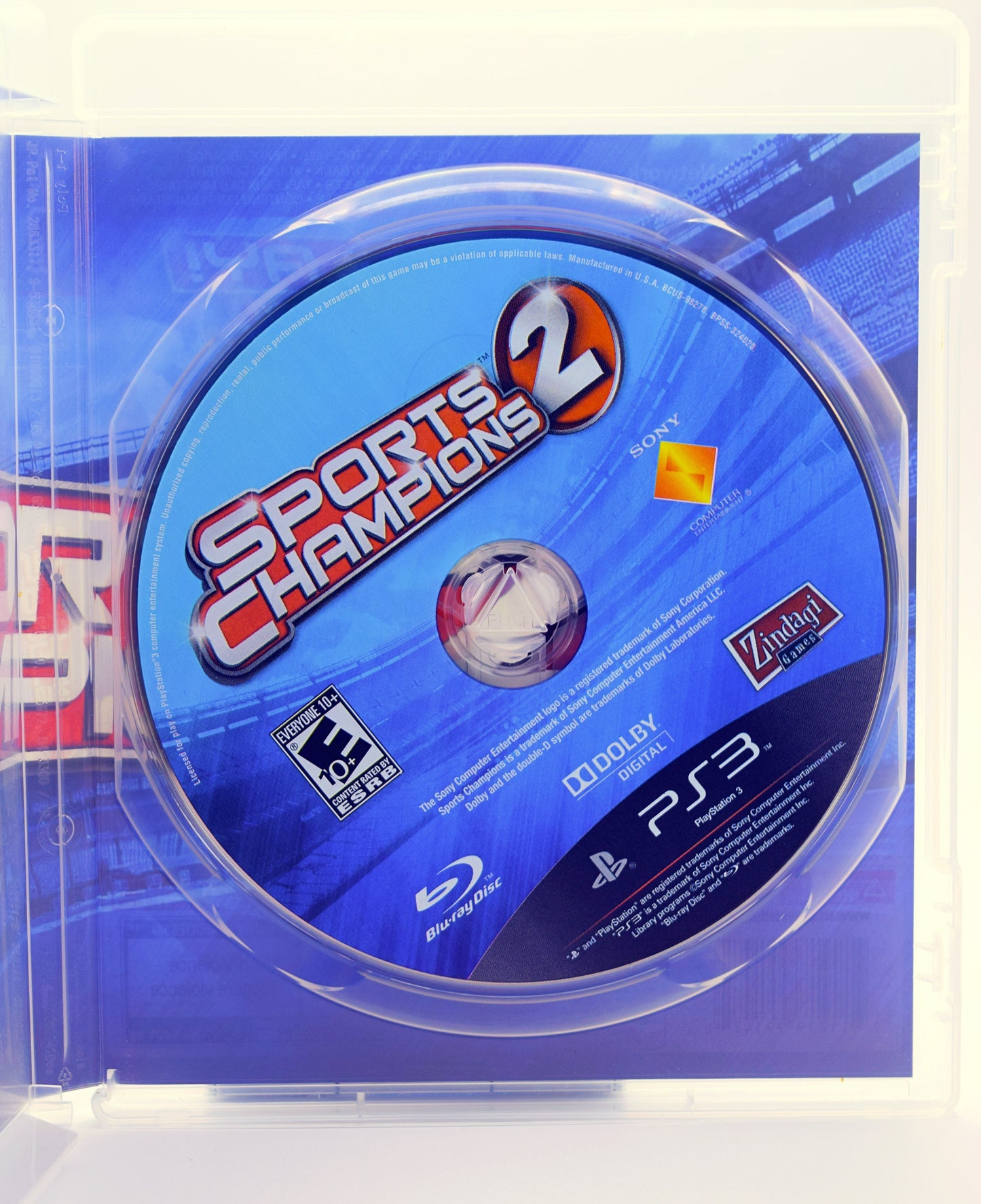 Sports Champions 2 Ps3 Game Inside