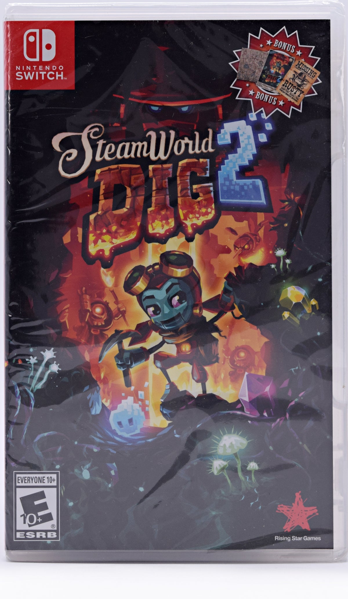 Steamworld Dig 2 Switch Game Front