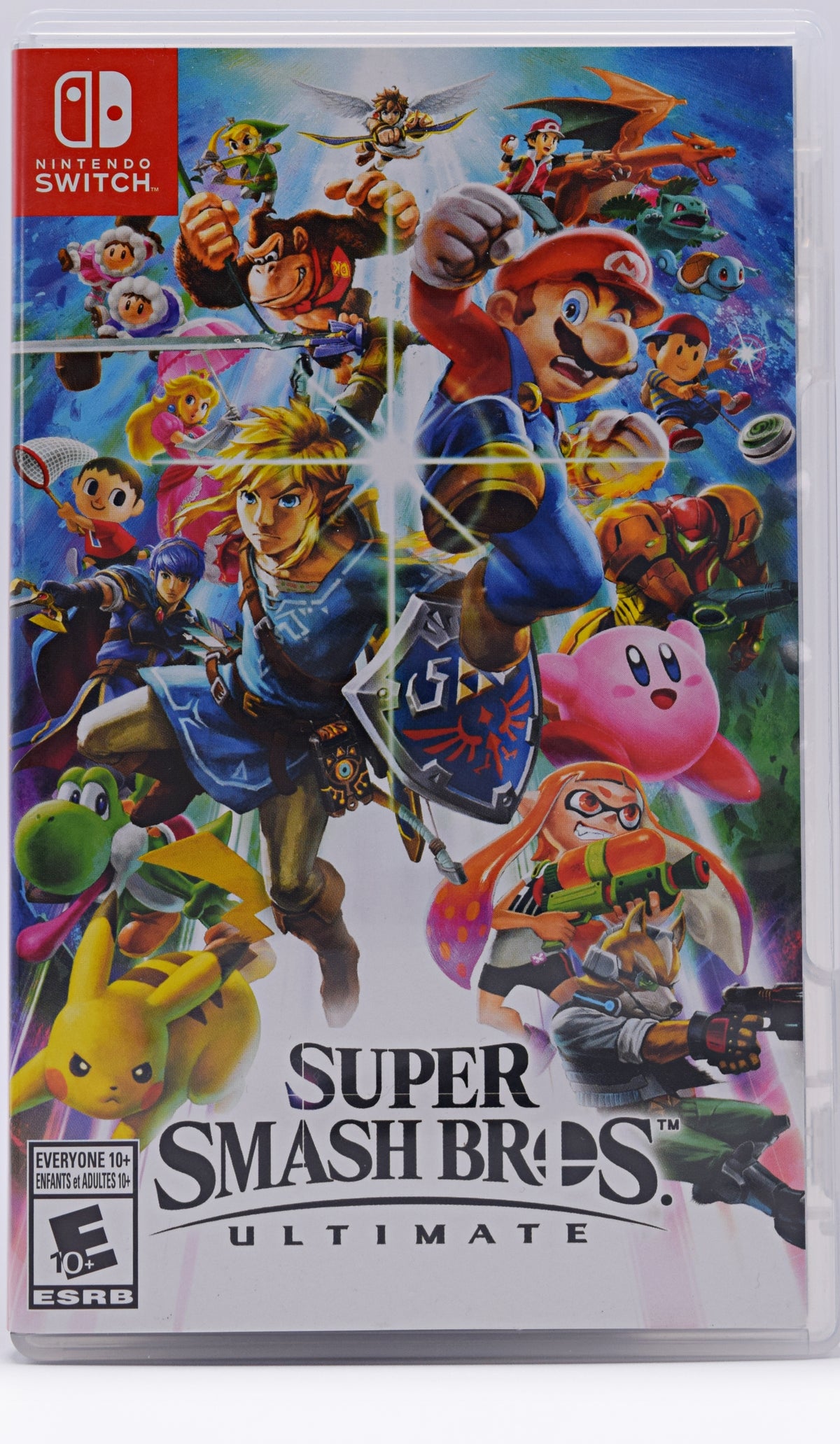Super Smash Bros Ultimate Switch Game Front
