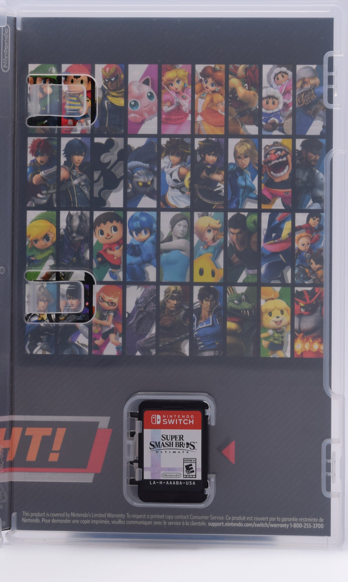 Super Smash Bros Ultimate Switch Game Inside