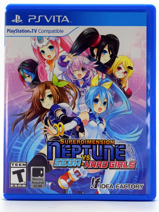 Superdimension Neptune Vs Sega Hard Girls Psvita Game Front