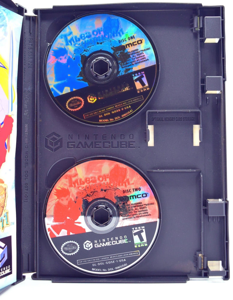 Tales Of Symphonia Gamecube Game Inside2