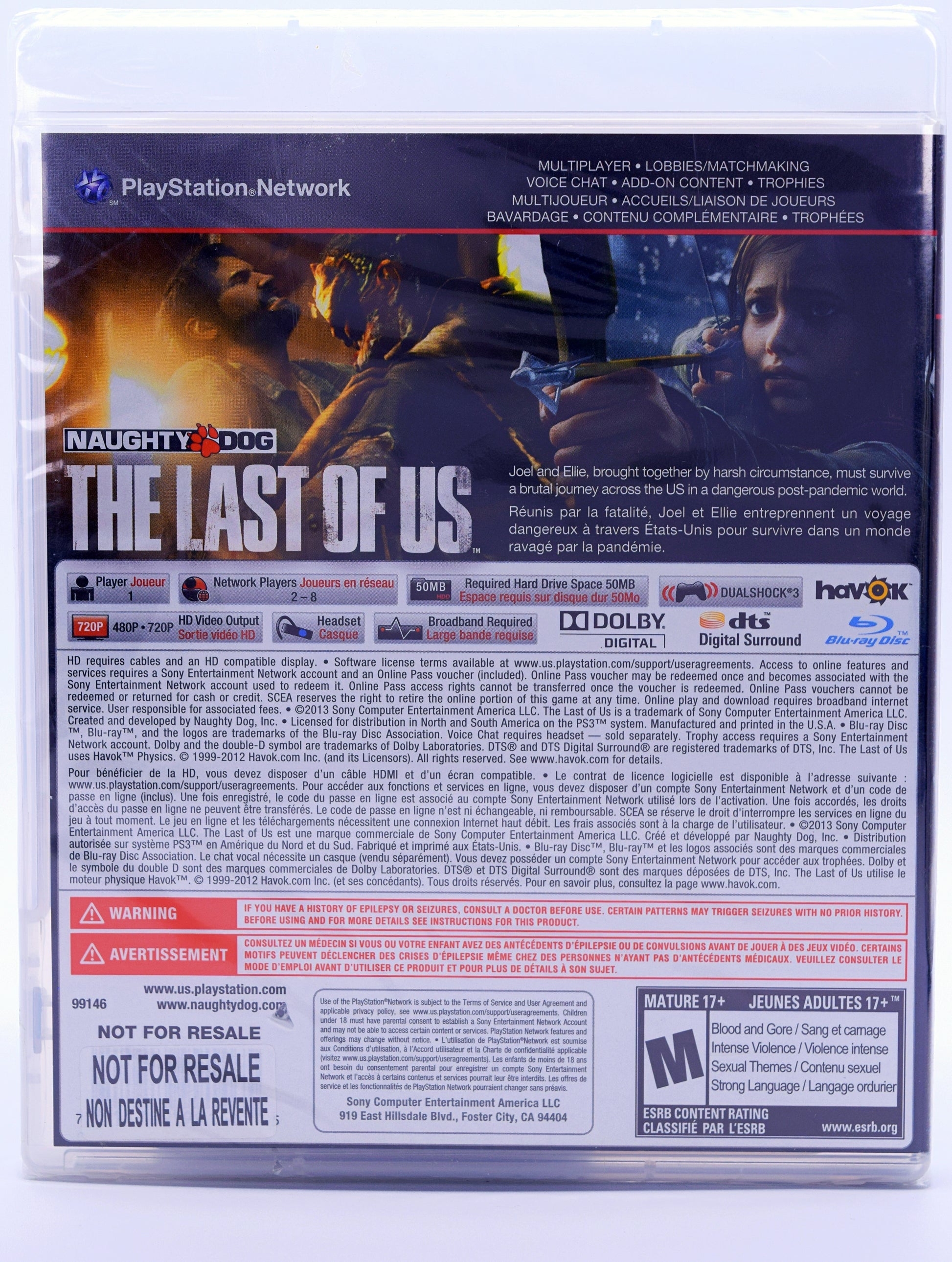 The Last Of Us Ps3 Game Back