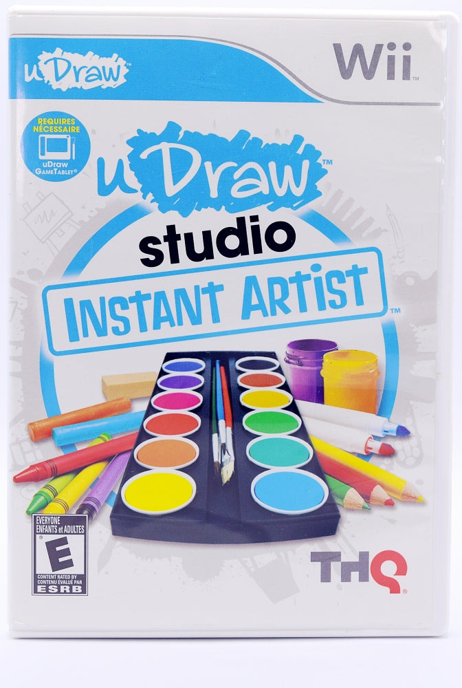 Udraw Gametablet Udraw Studio Instant Artist Wii Game Front
