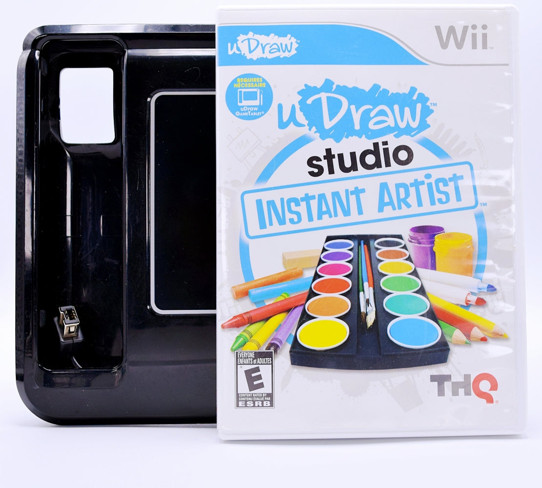 Udraw Gametablet Udraw Studio Instant Artist Wii Game Front1