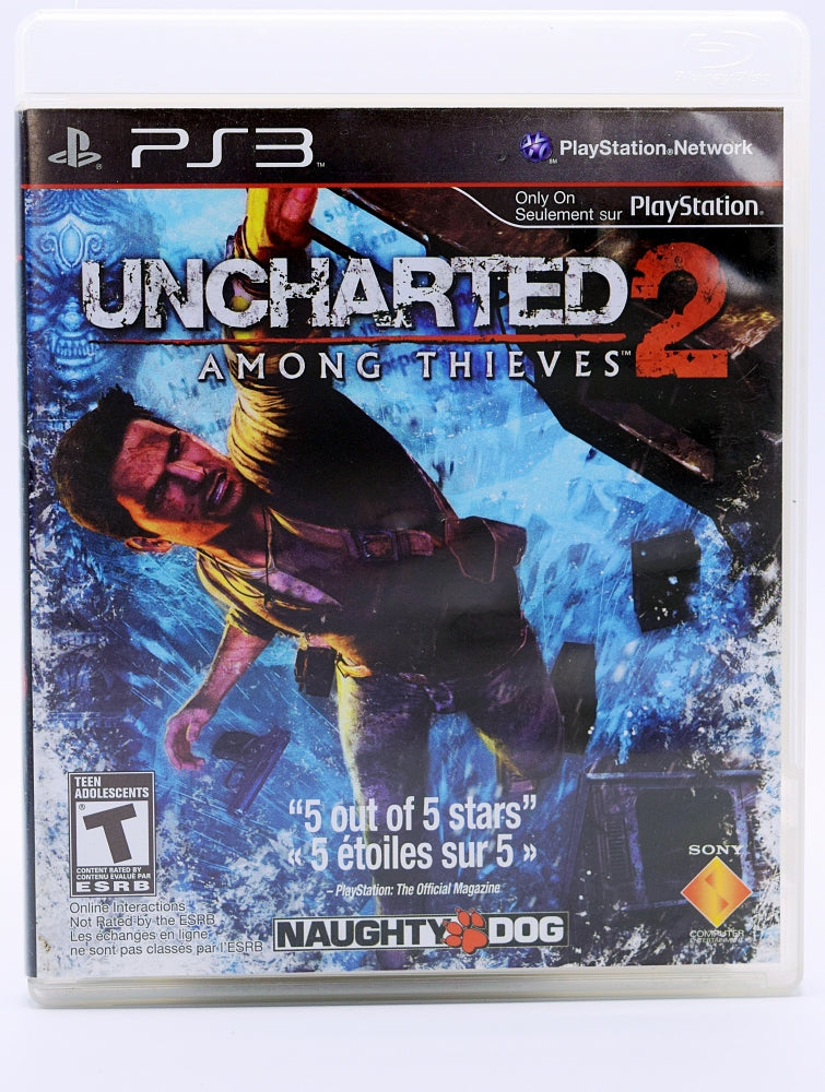 Uncharted 2 Among Thieves Ps3 Game Front