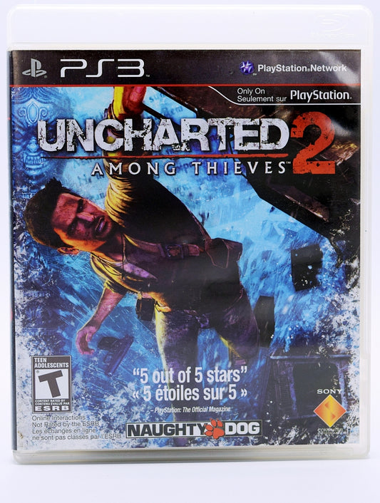 Uncharted 2 Among Thieves Ps3 Game Front