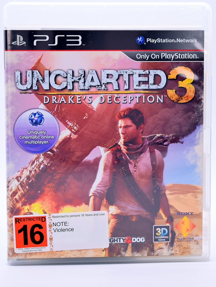 Uncharted 3 Drakes Deception Ps3 Game Front