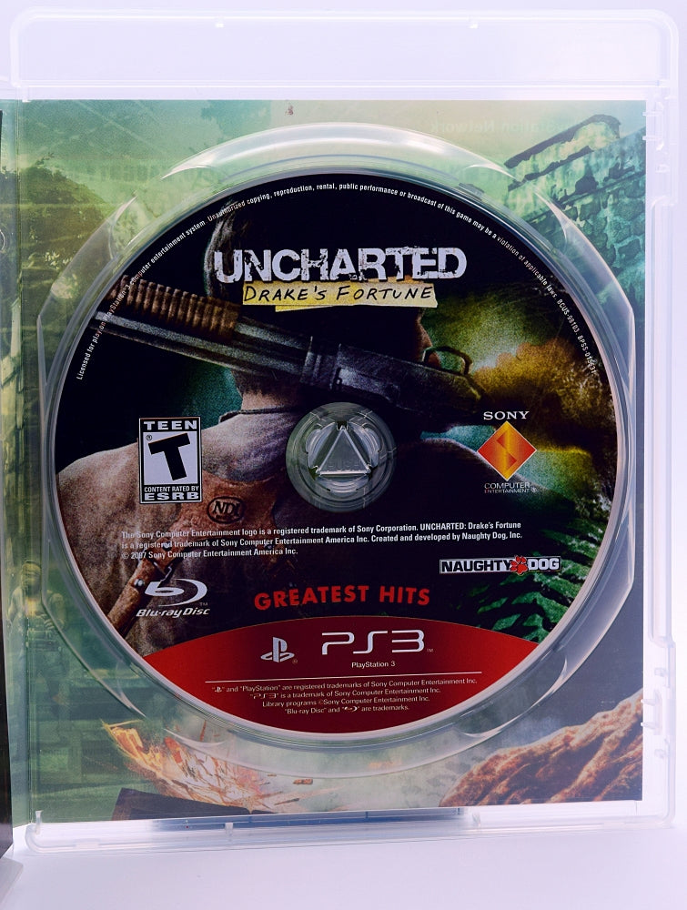 Uncharted Drakes Fortune Greatest Hits Ps3 Game Inside1