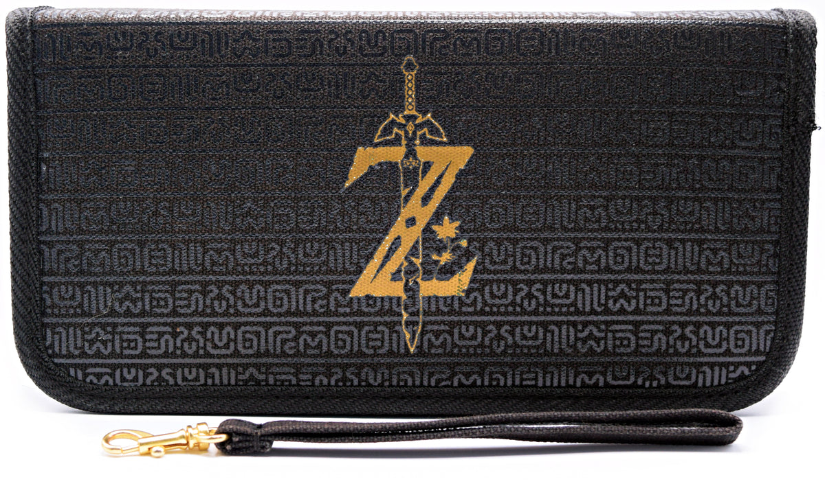 Zelda Breath Of The Wild Travel Case Switch Accessory Back
